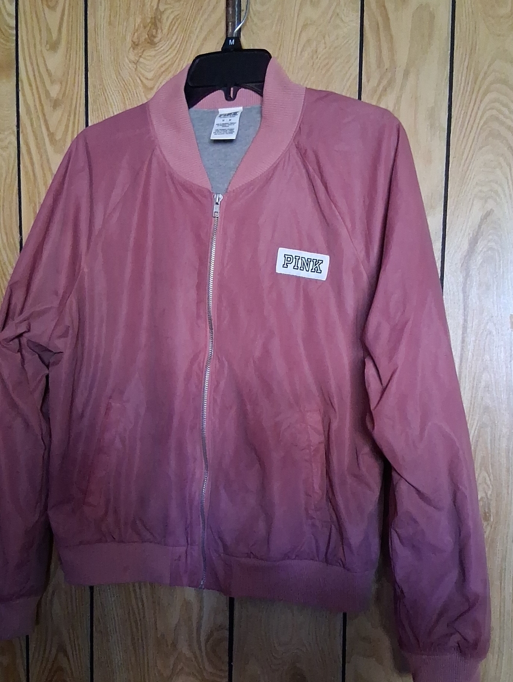 PINK Victoria's Secret Dusty Rose Bomber Jacket